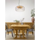 Trio 311100367 závěsné stropní svítidlo Tamil 3x40W | E27 - nastavitelná výška, nikl