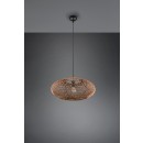 Trio 312300136 závěsné stropní svítidlo Hedda 1x40W | E27 - nastavitelná výška, černá, přírodní