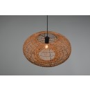 Trio 312300136 závěsné stropní svítidlo Hedda 1x40W | E27 - nastavitelná výška, černá, přírodní