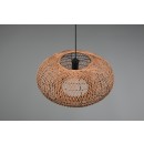 Trio 312300136 závěsné stropní svítidlo Hedda 1x40W | E27 - nastavitelná výška, černá, přírodní