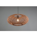 Trio 312300136 závěsné stropní svítidlo Hedda 1x40W | E27 - nastavitelná výška, černá, přírodní