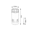 Rabalux 3124 stolní svítidlo Dimitri 1x40W | E27 - černá
