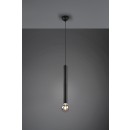 Trio 313400132 závěsné stropní svítidlo Clermont 1x10W | E27 - nastavitelná výška, černá