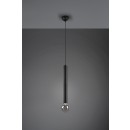 Trio 313400132 závěsné stropní svítidlo Clermont 1x10W | E27 - nastavitelná výška, černá