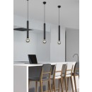 Trio 313400132 závěsné stropní svítidlo Clermont 1x10W | E27 - nastavitelná výška, černá