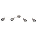 Rabalux 3186 přisazené stropní bodové svítidlo Blake 4x50W | GU10 - chrom