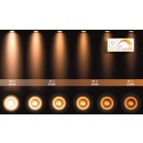 Lucide 31931/12/30 stropní bodové svítidlo Tala 1x12W | LED GU10 | 820lm | 2200K/3000K - žárovka je součástí balení, černá, nastavitelné, stmívatelné, CCT