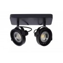 Lucide 31931/24/30 stropní bodové svítidlo Tala 1x12W | LED GU10 | 2x820lm | 2200K/3000K - žárovka je součástí balení, černá, nastavitelné, stmívatelné, CCT