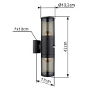 Globo GLB32014-2BSS venkovní nástěnné svítidlo XELOO  E27