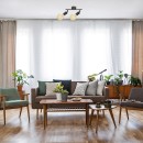 Rabalux 3215 přisazené stropní svítidlo Fidel 2x25W | E27 - antická zlatá