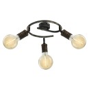 Rabalux 3216 přisazené stropní svítidlo Fidel 3x25W | E27 - antická zlatá