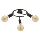 Rabalux 3216 přisazené stropní svítidlo Fidel 3x25W | E27 - antická zlatá