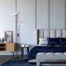 Rabalux 3240 LED stojací lampa Ophus 1x18,5W+4,5W | 2110lm | 3000K - stmívatelné, černá