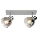 Rabalux 3249 přisazené bodové svítidlo Tarien 2x40W | E14 - chrom, kouřová