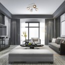 Rabalux 3250 přisazené stropní svítidlo Tarien 4x40W | E14 - chrom, kouřová