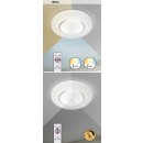 Rabalux 3254 LED stropní svítidlo Tornado 1x26W | 1660lm | 4000K - hvězdný efekt, chrom