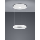 Trio 325710231 LED závěsné stropní svítidlo Logan 1x45W | 4000lm | 4000K | IP20 - 3 fázové stmívání, nastavitelná výška, bílá