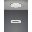 Trio 325710231 LED závěsné stropní svítidlo Logan 1x45W | 4000lm | 4000K | IP20 - 3 fázové stmívání, nastavitelná výška, bílá