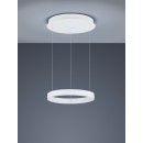 Trio 325710231 LED závěsné stropní svítidlo Logan 1x45W | 4000lm | 4000K | IP20 - 3 fázové stmívání, nastavitelná výška, bílá