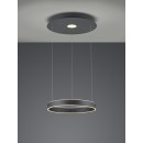 Trio 325710242 LED závěsné stropní svítidlo Logan 1x45W | 4000lm | 3000K | IP20 - 3 fázové stmívání, nastavitelná výška, antracit