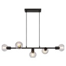 Rabalux 3297 závěsné stropní svítidlo Sullivan 5x40W | E14 - černá