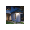 Philips 8721103105455 LED solární venkovní nástěnné svítidlo Zyren  | 25W integrovaný LED zdroj | 4000lm | 5000K | černá