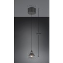 Trio 337010132 LED závěsné stropní svítidlo ROMEO | 7W integrovaný LED zdroj | 700lm | 2300+3000+4000K | stahovací