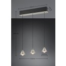 Trio 337010307 LED závěsné stropní svítidlo ROMEO | 7W integrovaný LED zdroj | 700lm | 2300+3000+4000K | stahovací