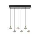 Trio 337010607 LED závěsné stropní svítidlo ROMEO | 7W integrovaný LED zdroj | 700lm | 2300+3000+4000K | stahovací