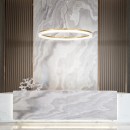 Ideal lux 343402 LED závěsné stropní svítidlo CROWN  | 21W integrovaný LED zdroj | 1620lm | 3000K | na lanku | bílá