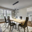 Trio 342010332 LED závěsné stropní svítidlo Madison 3x8W | 2700lm | 3000K - 3 fázové stmívání, nastavitelná výška, černá