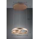 Trio 344110165 LED závěsné stropní svítidlo Marnie | 68W integrovaný LED zdroj | 8000 lm | 3000K