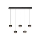 Trio SELECT  344410507  LED závěsné stropní svítidlo ORBIT  | 5x8W integrovaný LED zdroj | 5x960lm | 2300+3000+4000K