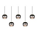 Trio SELECT  344410507  LED závěsné stropní svítidlo ORBIT  | 5x8W integrovaný LED zdroj | 5x960lm | 2300+3000+4000K