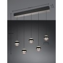 Trio SELECT  344410507  LED závěsné stropní svítidlo ORBIT  | 5x8W integrovaný LED zdroj | 5x960lm | 2300+3000+4000K