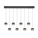 Trio SELECT  344410807  LED závěsné stropní svítidlo ORBIT  | 8x8W integrovaný LED zdroj | 8x960lm | 2300+3000+4000K