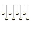 Trio SELECT  344410807  LED závěsné stropní svítidlo ORBIT  | 8x8W integrovaný LED zdroj | 8x960lm | 2300+3000+4000K