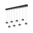 Trio SELECT  344410807  LED závěsné stropní svítidlo ORBIT  | 8x8W integrovaný LED zdroj | 8x960lm | 2300+3000+4000K