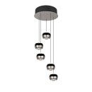 Trio SELECT  344430507  LED závěsné stropní svítidlo ORBIT  | 5x8W integrovaný LED zdroj | 5x960lm | 2300+3000+4000K