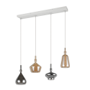 Trio T349400417 závěsné stropní svítidlo ALDEA  | 4x10W E14 | na lanku | žlutá | bílá | pestrobarevná