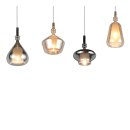 Trio T349400417 závěsné stropní svítidlo ALDEA  | 4x10W E14 | na lanku | žlutá | bílá | pestrobarevná