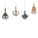 Trio T349400417 závěsné stropní svítidlo ALDEA  | 4x10W E14 | na lanku | žlutá | bílá | pestrobarevná