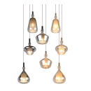 Trio T349430817 závěsné stropní svítidlo ALDEA  | 8x10W E14 | na lanku | žlutá | bílá | pestrobarevná