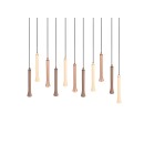 Trio T352011117 LED závěsné stropní svítidlo FIATO  | 11x3W integrovaný LED zdroj | 11x400lm | 2300+3000+4000K