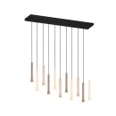 Trio T352011117 LED závěsné stropní svítidlo FIATO  | 11x3W integrovaný LED zdroj | 11x400lm | 2300+3000+4000K