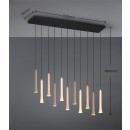 Trio T352011117 LED závěsné stropní svítidlo FIATO  | 11x3W integrovaný LED zdroj | 11x400lm | 2300+3000+4000K