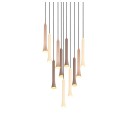 Trio T352091117 LED závěsné stropní svítidlo FIATO  | 11x3W integrovaný LED zdroj | 11x400lm | 2300+3000+4000K