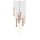 Trio T352091117 LED závěsné stropní svítidlo FIATO  | 11x3W integrovaný LED zdroj | 11x400lm | 2300+3000+4000K