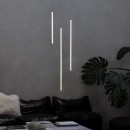 Ideal lux 352664 LED závěsné stropní svítidlo TUBIX  | 8W integrovaný LED zdroj | 740lm | 3000K | na lanku | bílá