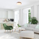 Rabalux 3527 LED stropní svítidlo Maple 1x24W | 1890lm | 3000K - dřevo, bílá